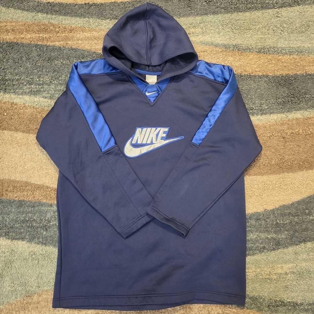 Vintage Y2K Nike Big Spellout Logo Hoodie Dazzle (18 X 20) Y2K Rare XL